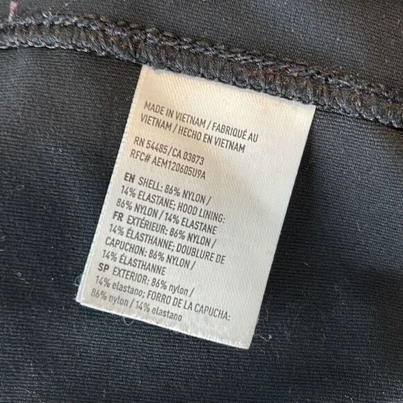 American Eagle Outfitters Men's Extreme Flex Full‎ Zip Hooded Jacket Black Large - Picture 8 of 10